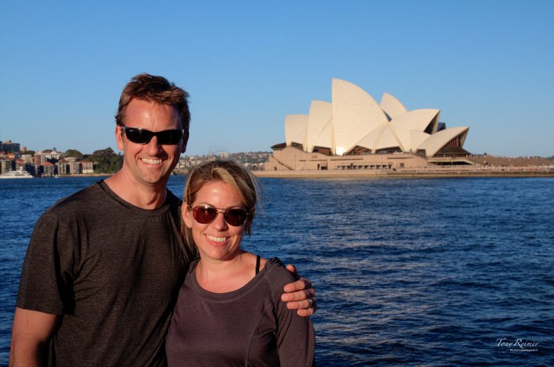 Tony and Tiffany in Sydney, Austrailia.